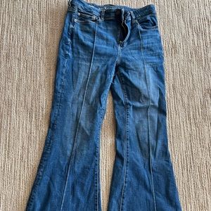American eagle flare jeans boho bellbottom 8S